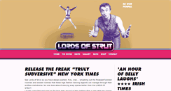 Desktop Screenshot of lordsofstrut.com